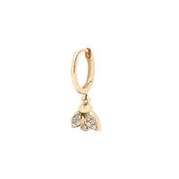 MONO BOUCLE D OREILLE MAGIC TOUCH OR JAUNE MOTIF ABEILLE