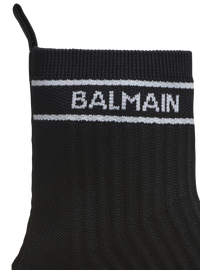 Bottines en maille  - Noir