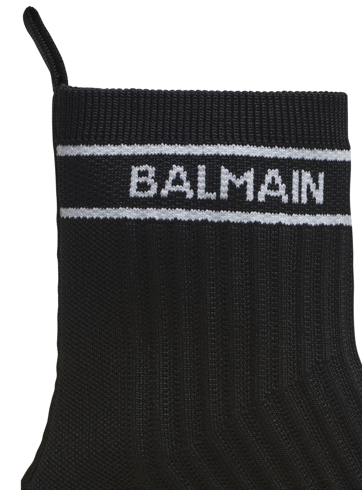 Bottines en maille  - Noir