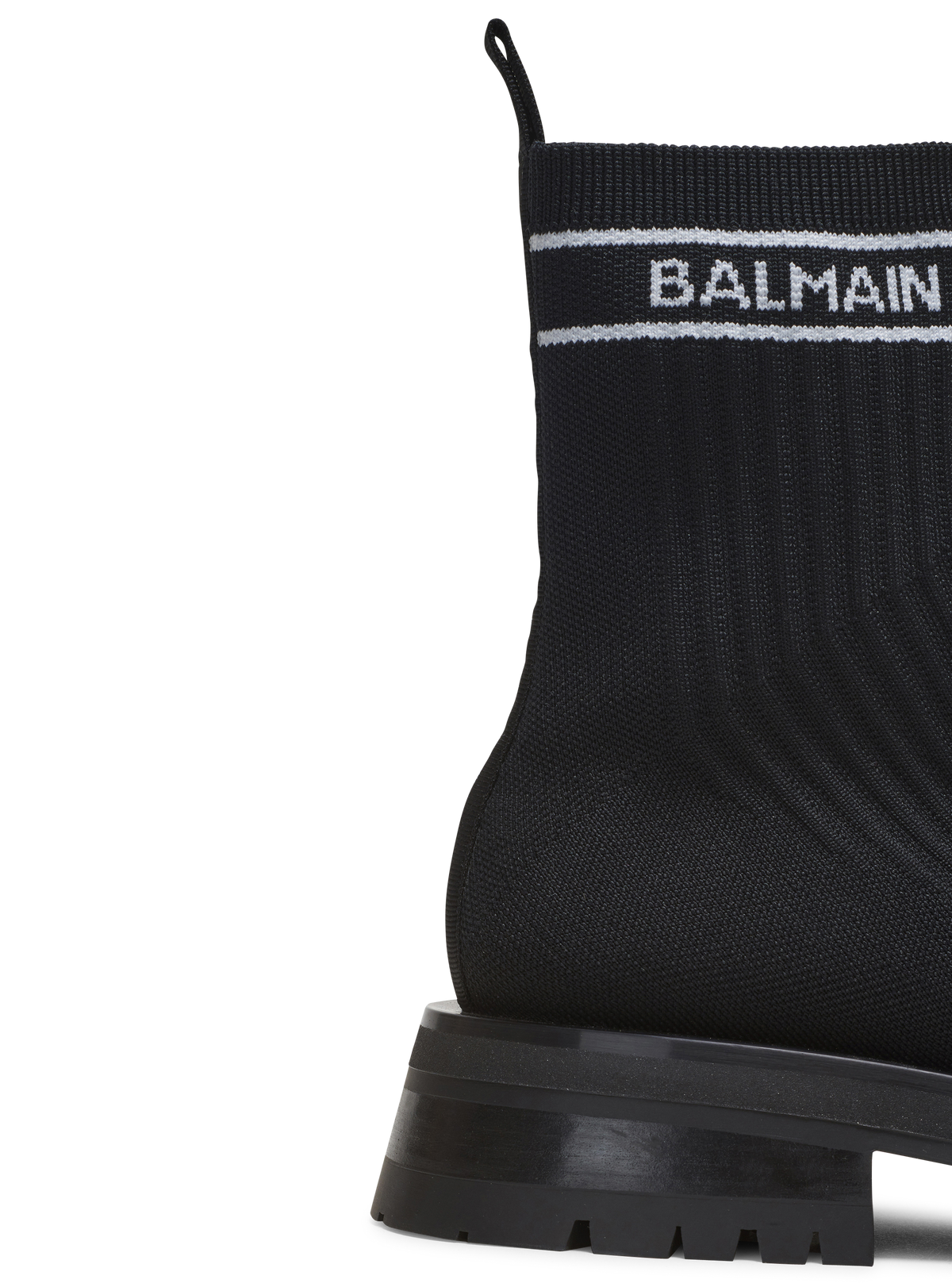 Bottines en maille  - Noir