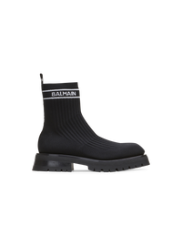 Bottines en maille  - Noir