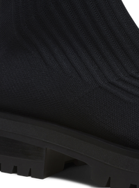 Bottines en maille  - Noir
