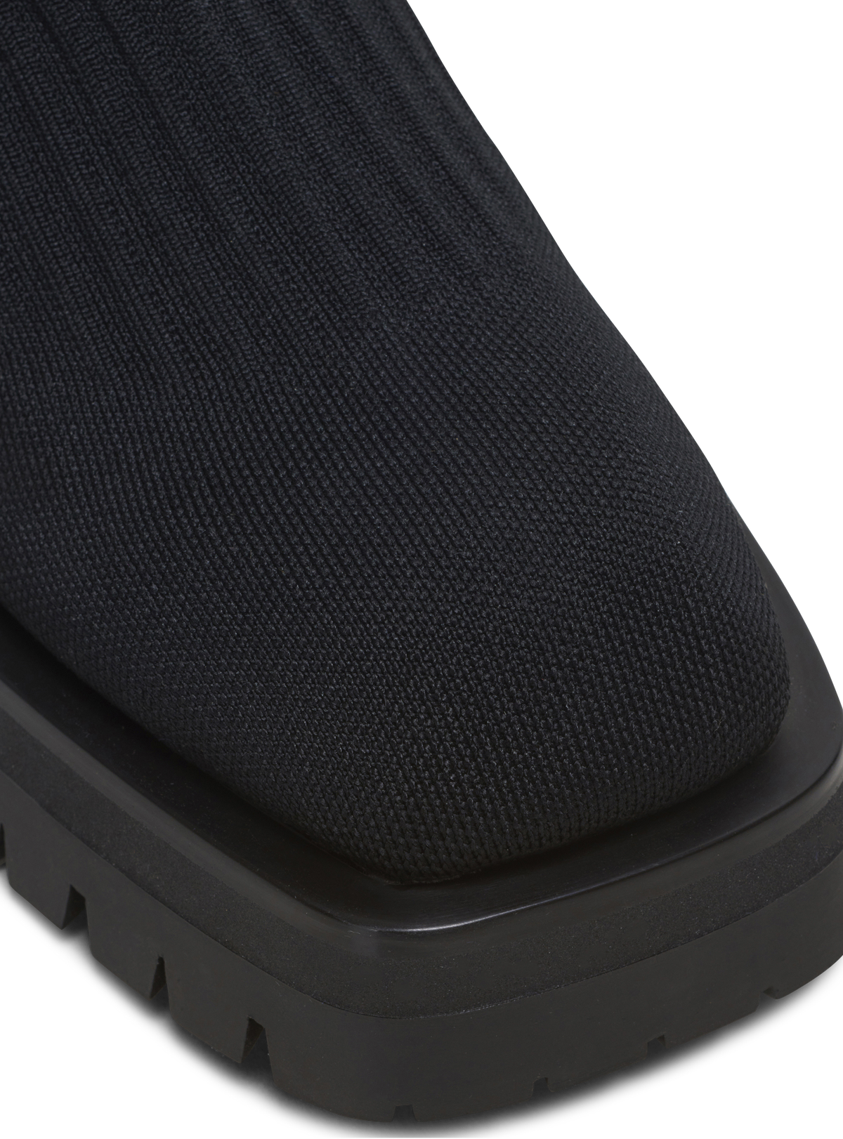 Bottines en maille  - Noir