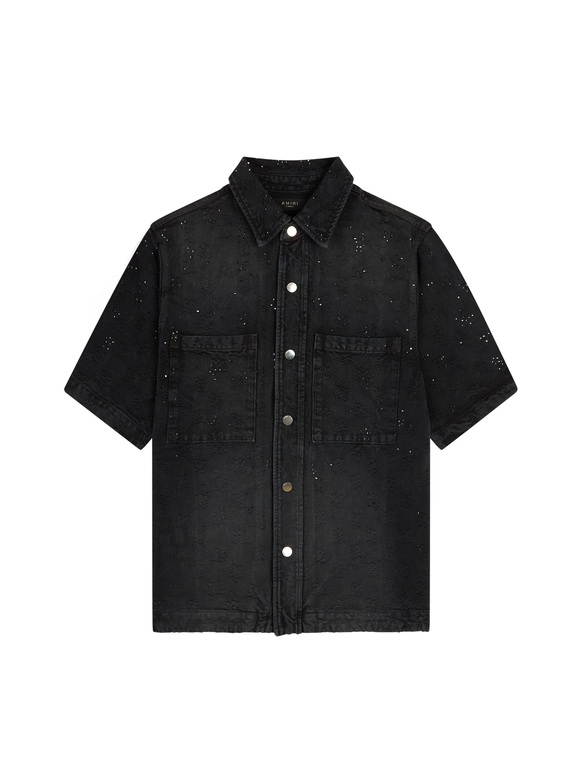 Ma Paisley Crystal Burst short-sleeved shirt - Vintage Black