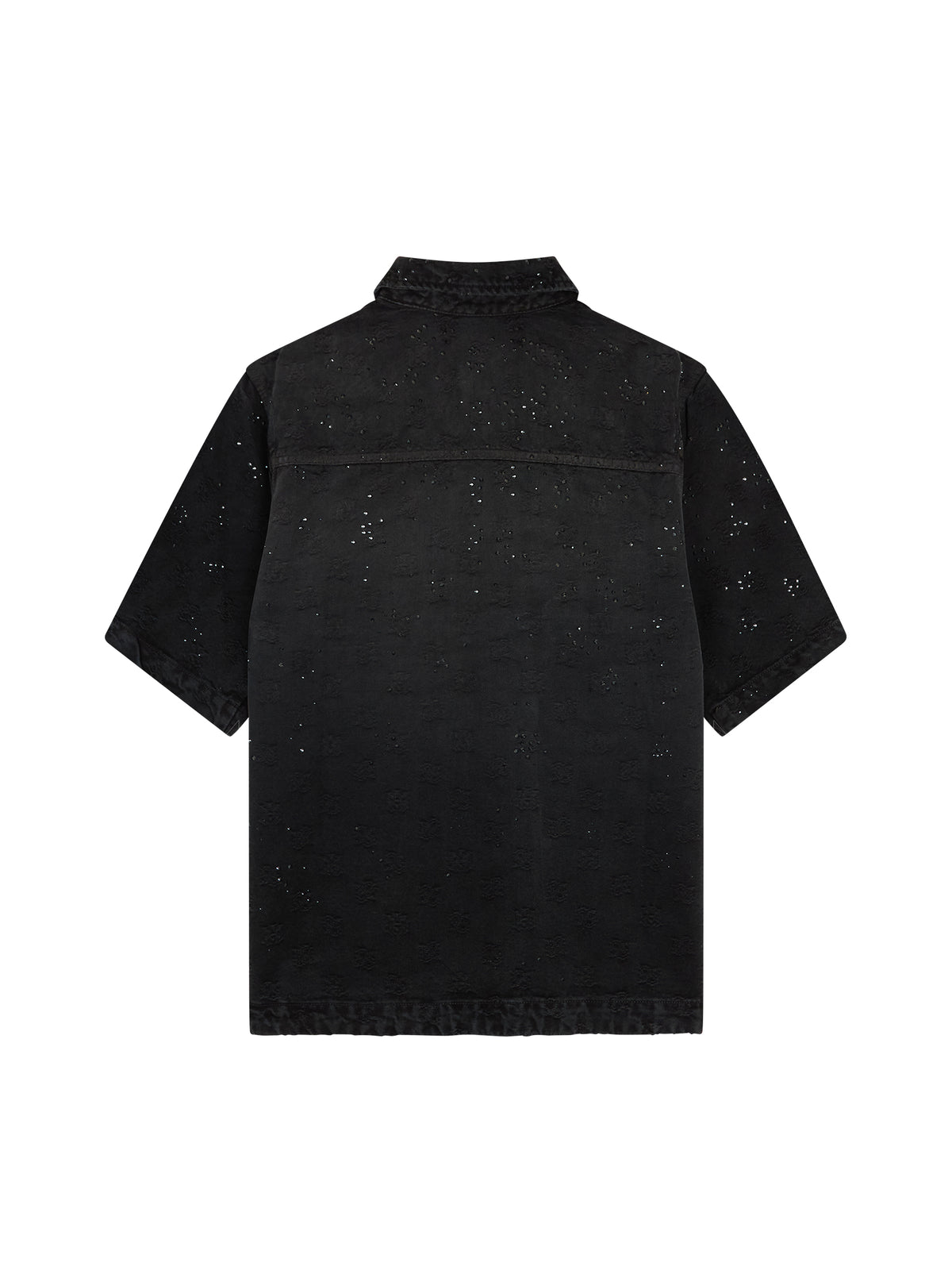 Ma Paisley Crystal Burst short-sleeved shirt - Vintage Black