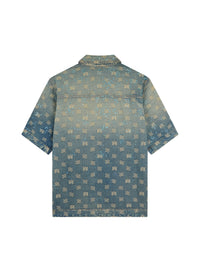Ma Paisley Crystal Burst short-sleeved shirt - Antique Indigo