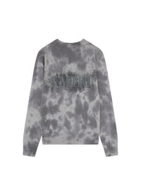 Sweatshirt à col rond crystal Burst Ma en cachemire - Faded Black