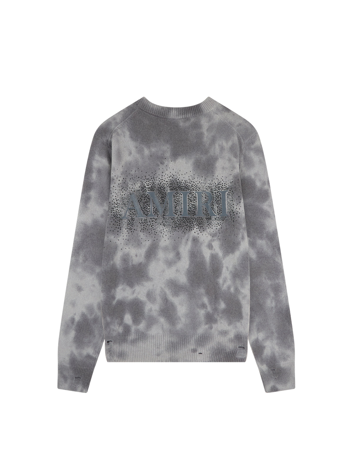 Sweatshirt à col rond crystal Burst Ma en cachemire - Faded Black