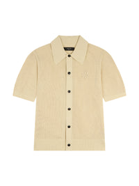 Crocheted Ma polo shirt - Alabaster