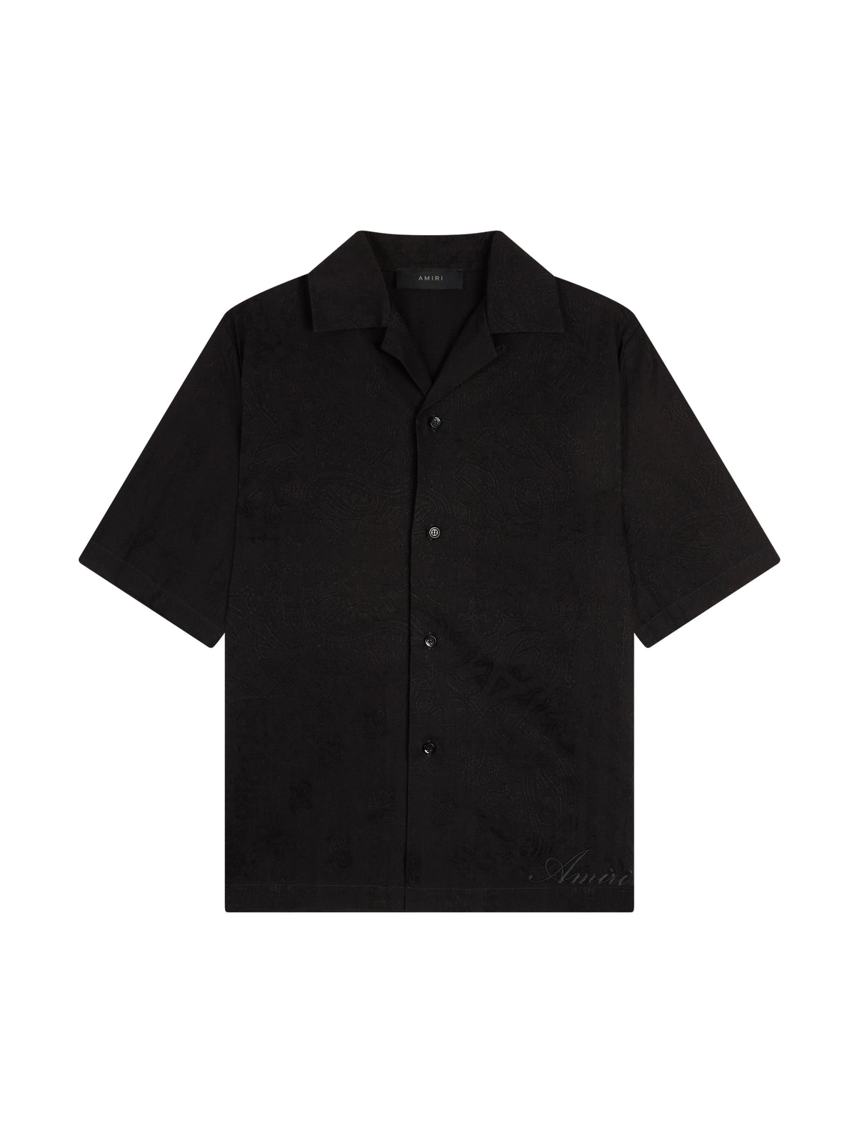 Chemise Camp Ma Bandana en lin - Black