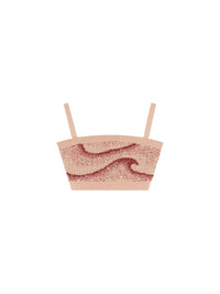 Patterned wool headband - Cork