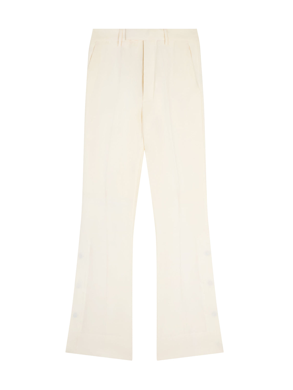 Pantalon évasé en laine - Alabaster