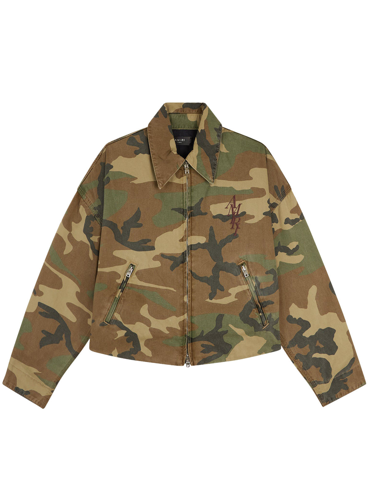 Short camouflage jacket - Green Camo
