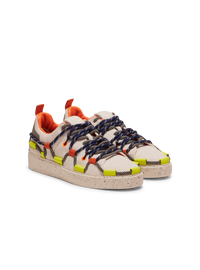 B-court baskets lacets en suède - Multicolore
