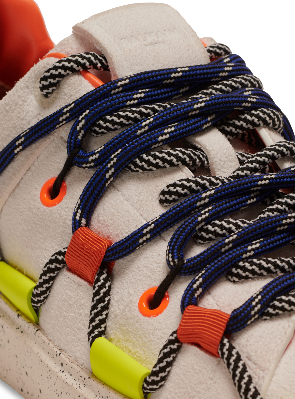 B-court baskets lacets en suède - Multicolore