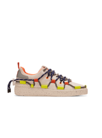 B-court baskets lacets en suède - Multicolore