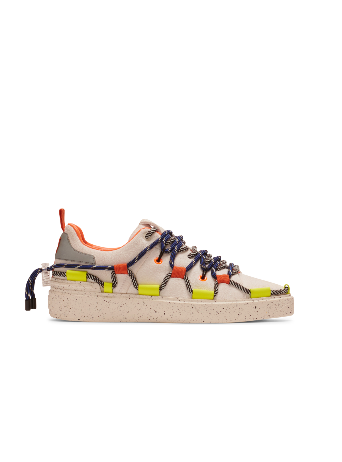 B-court baskets lacets en suède - Multicolore