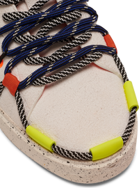 B-court baskets lacets en suède - Multicolore