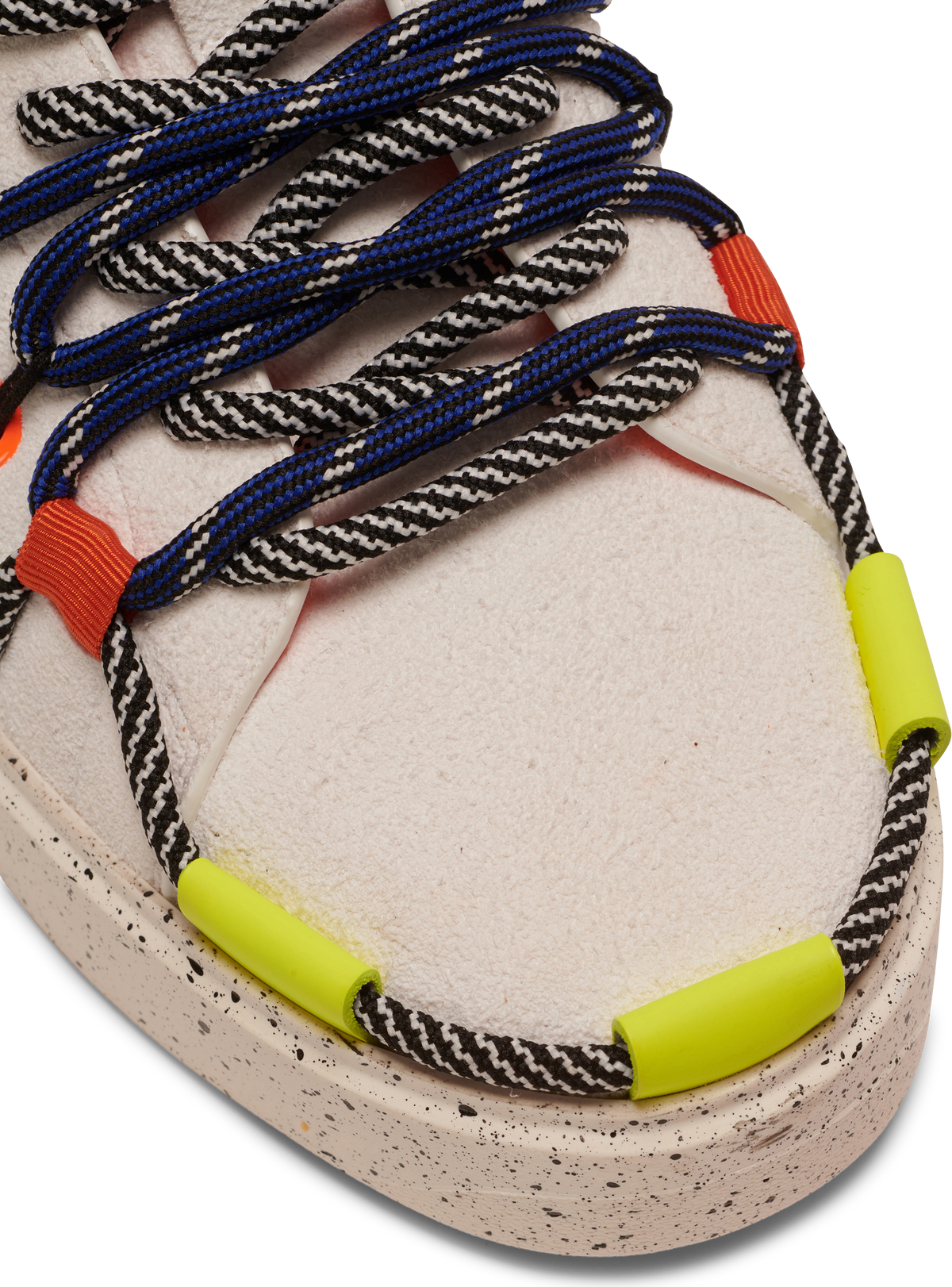 B-court baskets lacets en suède - Multicolore