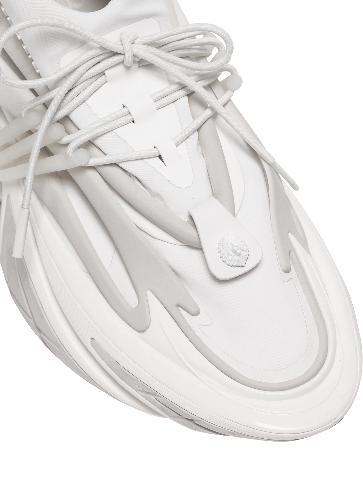Baskets basses unicorn en néoprène et cuir - Blanc