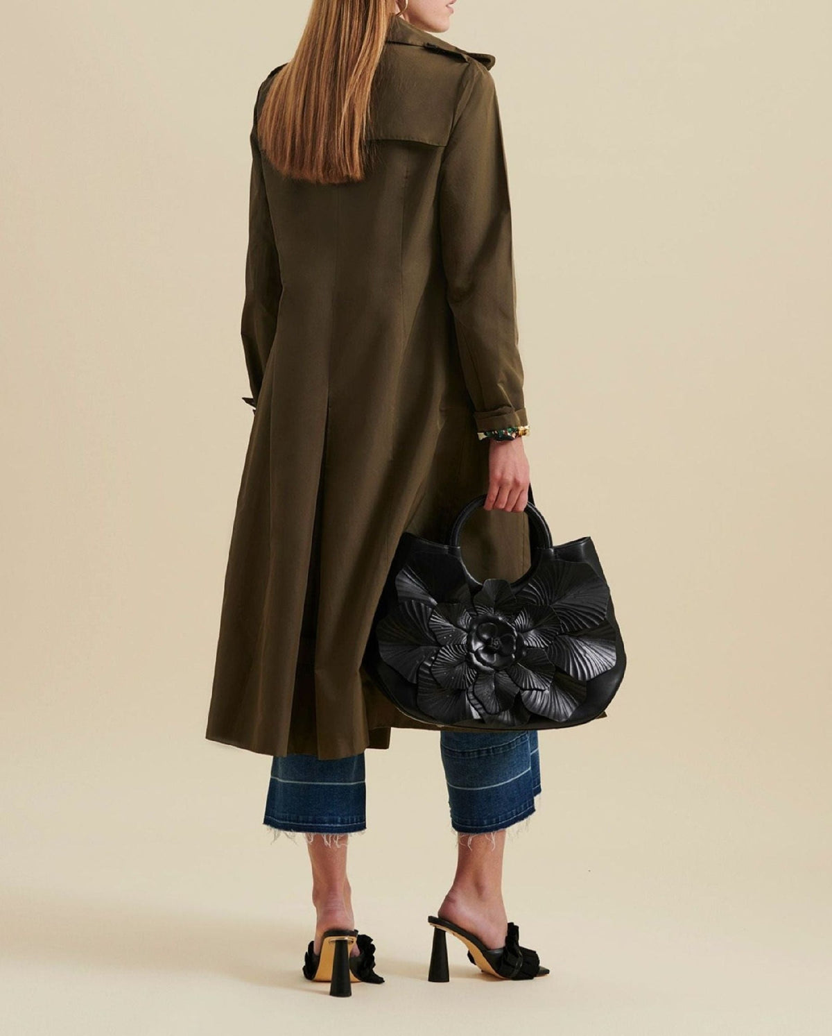 Trench-coat Amaltea - Safari Green