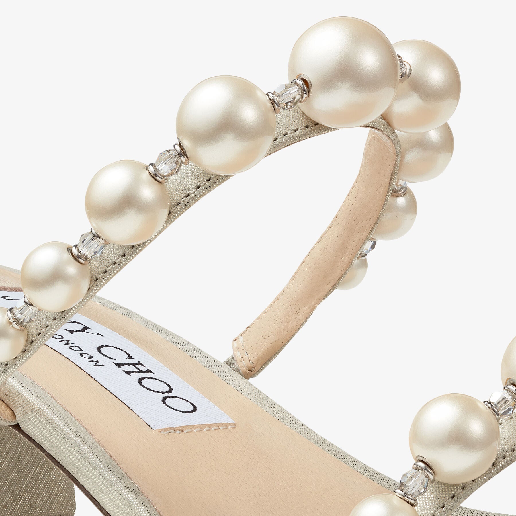 ZNO STOCK 0 DJV 1/1 ST 100% Prix 250 / Reco 200 CHAMPAGNE/WHITE Sandal AMARA 45