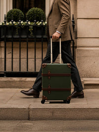 Valise cabine Centenary 4 roues - Charbon de bois & Noir & Or