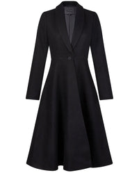 Manteau Amelia en laine - Black