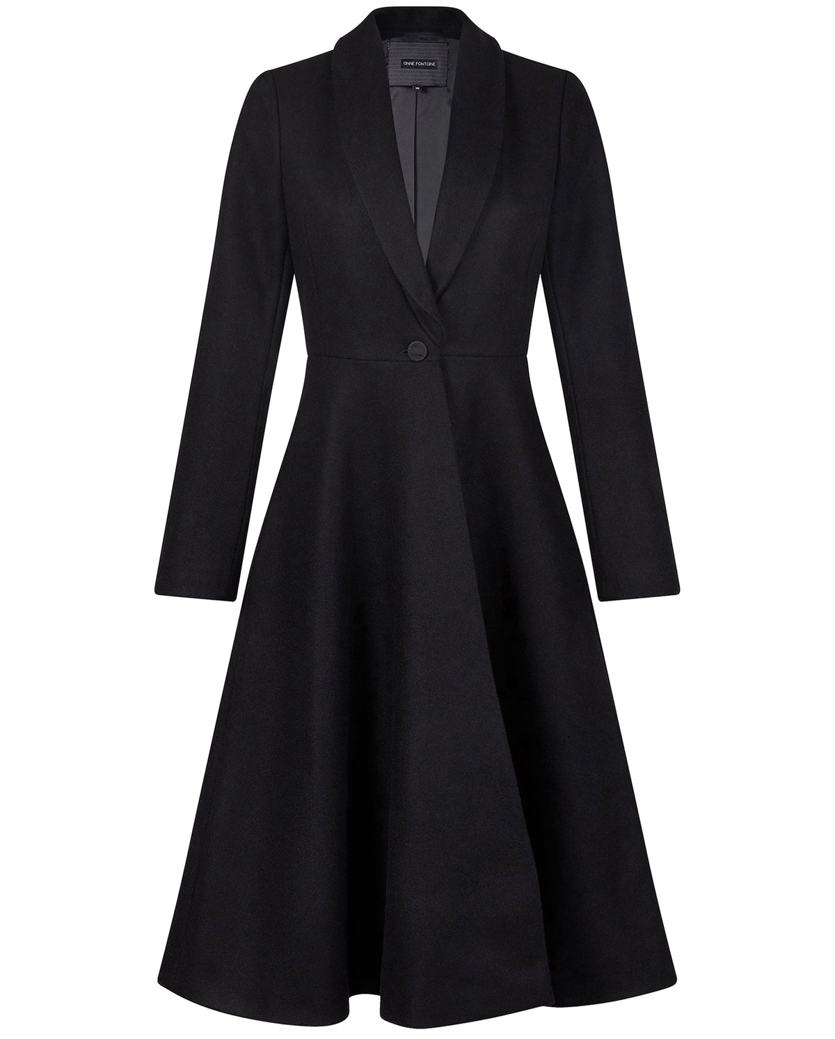 Manteau Amelia en laine - Black