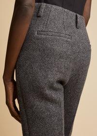 Amelie pant in wool - Heather Grey