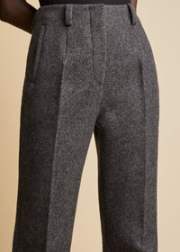 Amelie pant in wool - Heather Grey