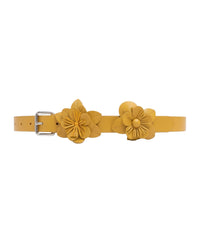 Ceinture Amelie-Ci en cuir - Moutarde