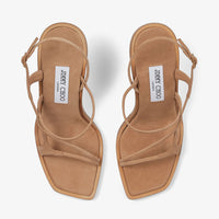 Sandales Amos 95 en daim biscuit - Biscuit
