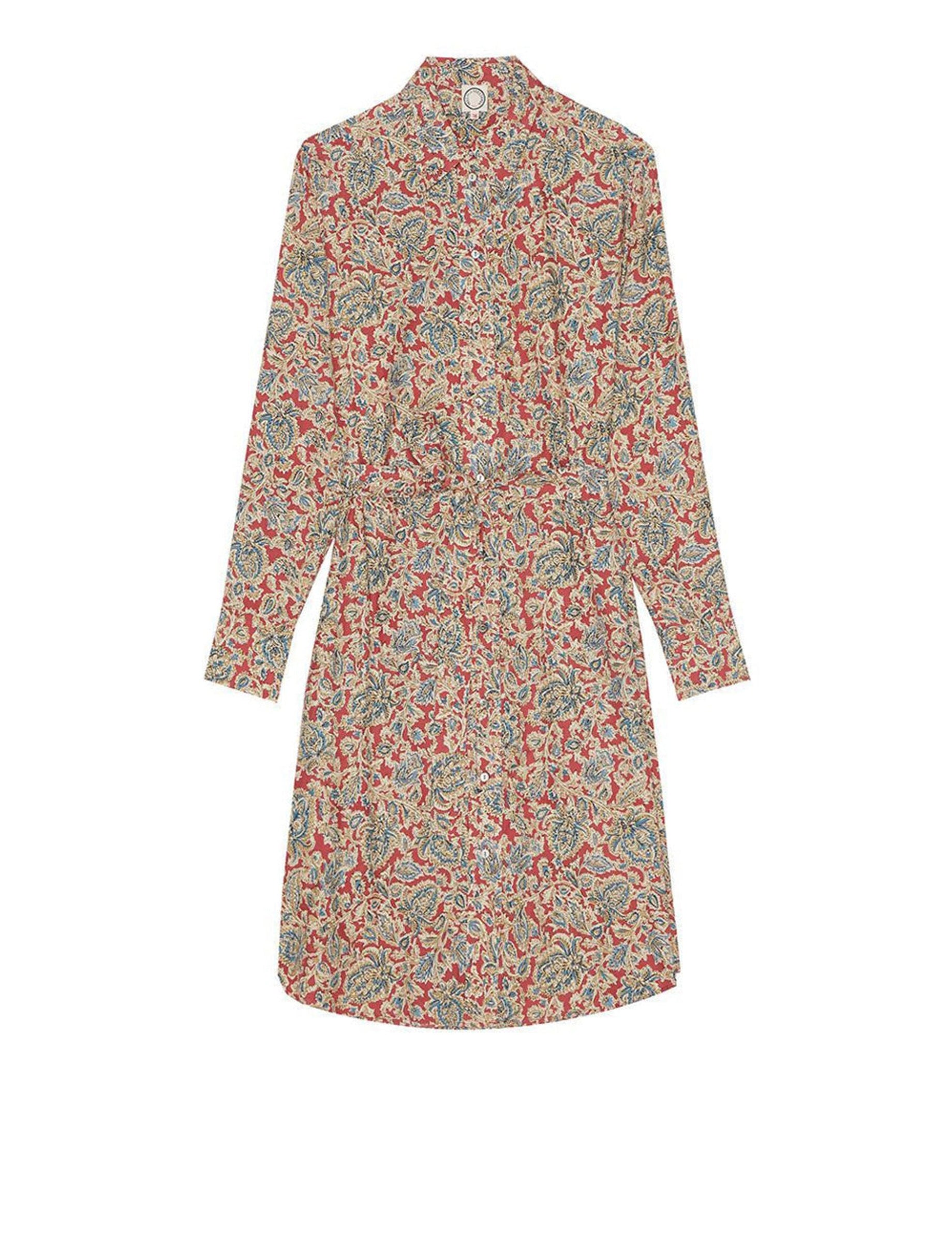 4qty RELIQUAT 120€ 0%  / Robe chemise Amour - Purple Multicolor