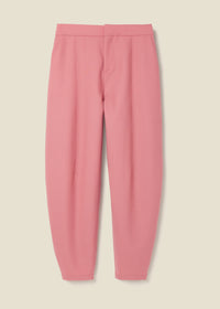 Amrita wool blend balloon trousers - Mauve