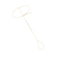 1qty NEW / Cheville 8 diamants -Jaune