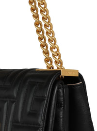 Sac 1945 soft petit modèle en cuir matelassé - Noir