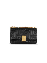 Sac 1945 soft petit modèle en cuir matelassé - Noir