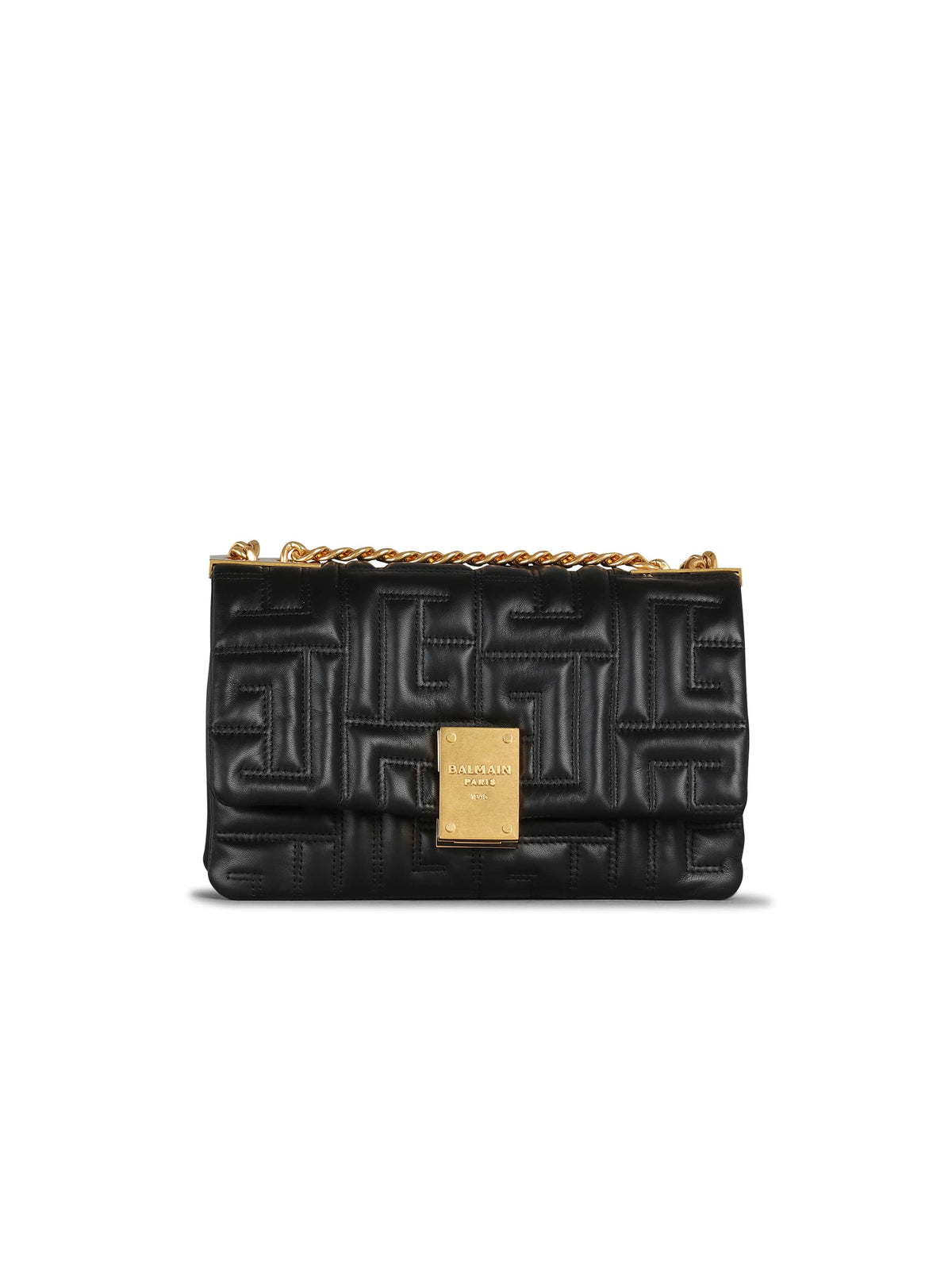 Sac 1945 soft petit modèle en cuir matelassé - Noir