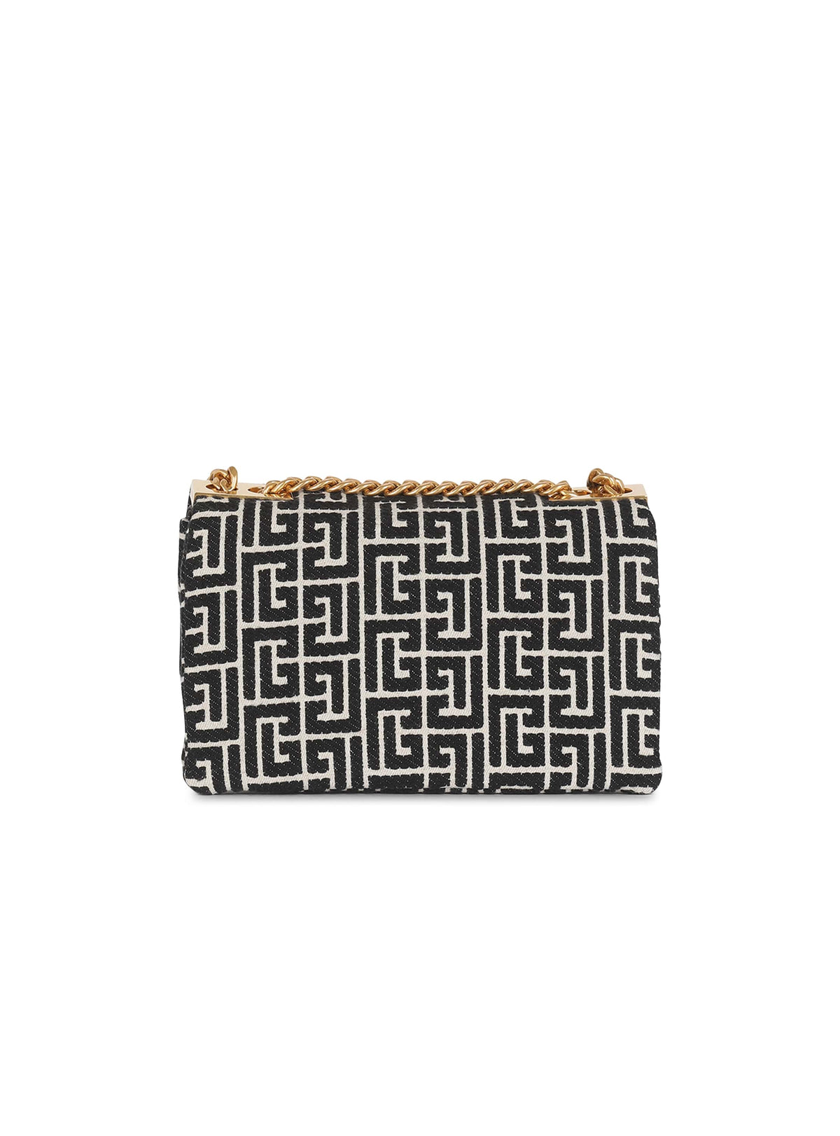 Sac 1945 soft petit modèle en jacquard monogramme - Ivoire & Noir