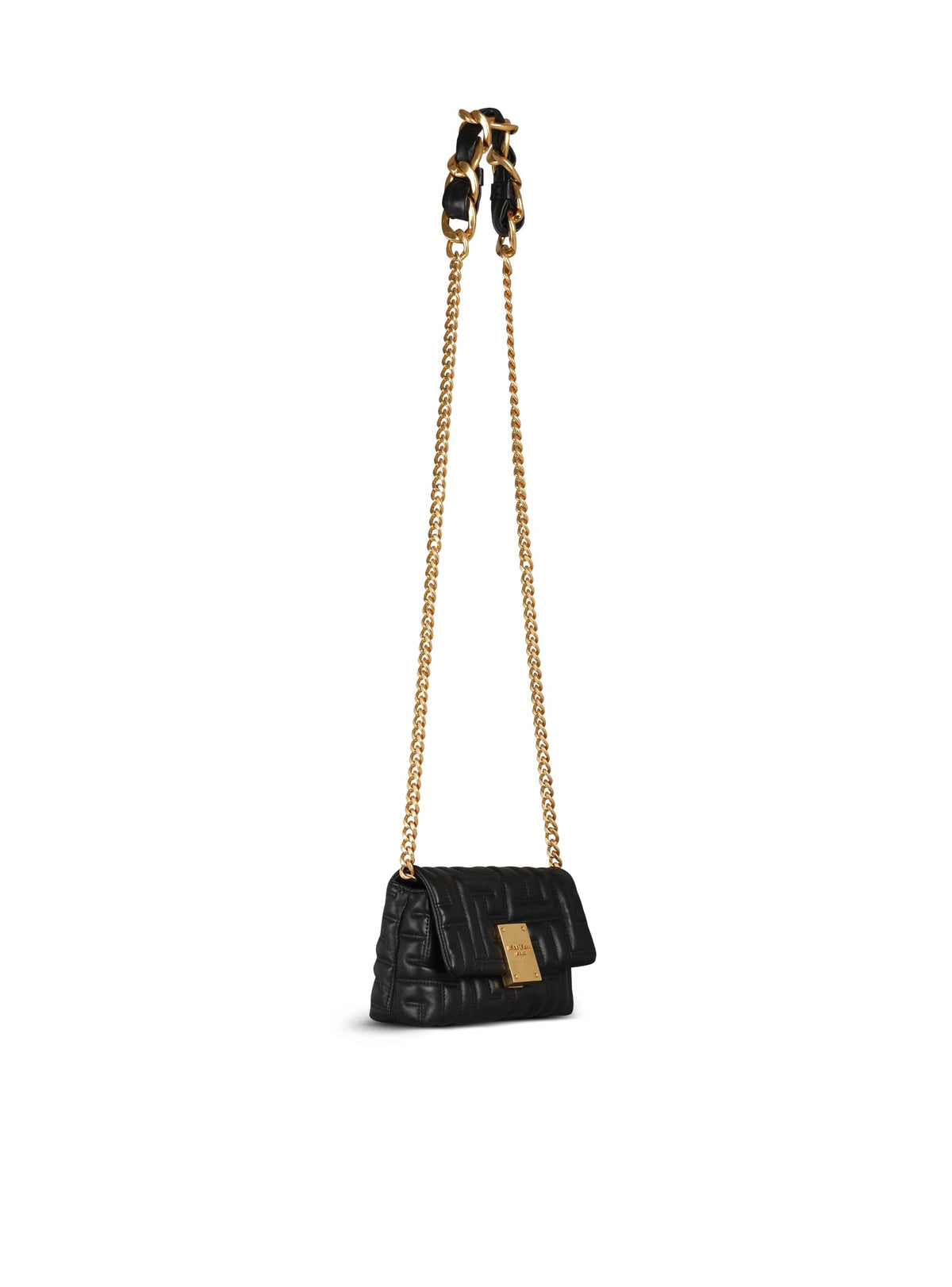 Sac 1945 soft modèle mini en cuir matelassé - Noir