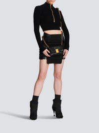 1945 Soft mini bag in quilted leather – Black