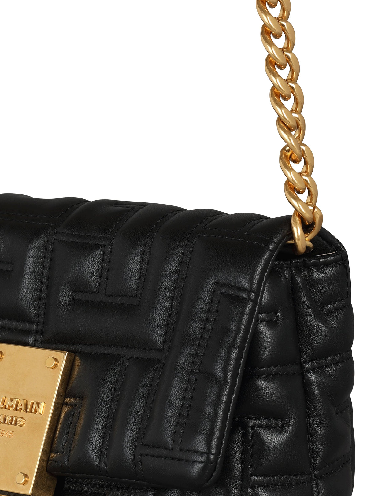 Sac 1945 soft modèle mini en cuir matelassé - Noir
