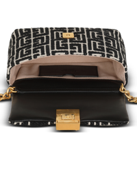 Sac 1945 soft mini modèle en jacquard monogramme - Ivoire & Noir