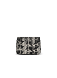 Sac 1945 soft mini modèle en jacquard monogramme - Ivoire & Noir