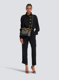 Bbuzz 23-monogramme jacquard sac - Ivoire & Noir