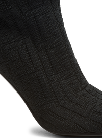 Cuissardes moneta en maille à monogramme - Noir