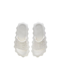 Mules plates ari - Blanc