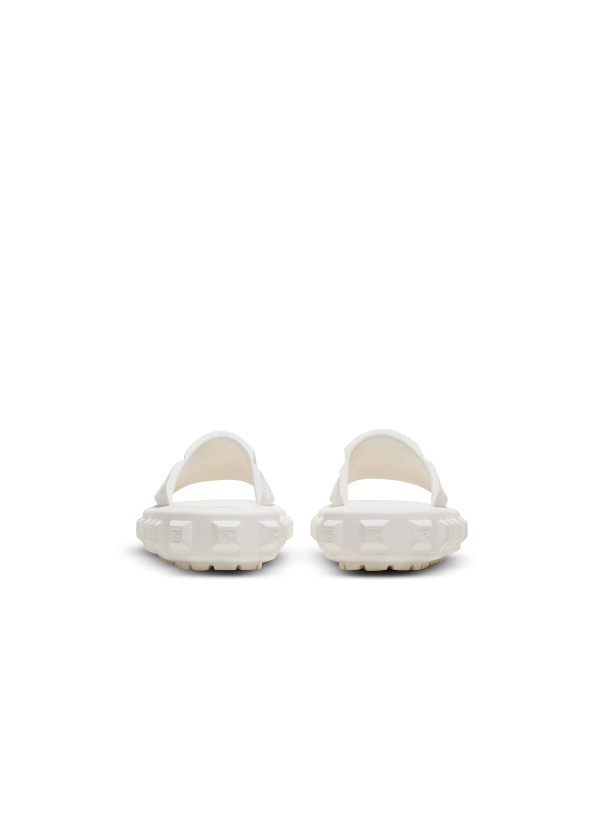 Mules plates ari - Blanc