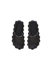 Mules plates ari - Noir